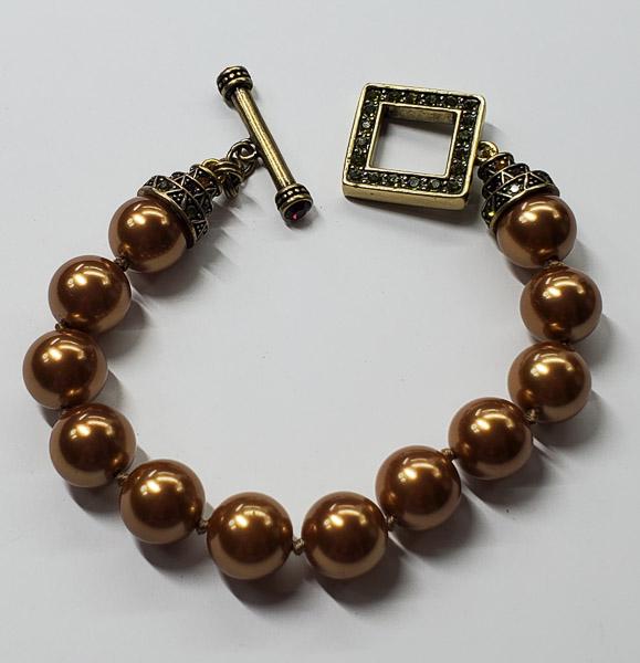 Heidi Daus "Lavish Layers" Pearl Crystal Bracelet (1 of 4)