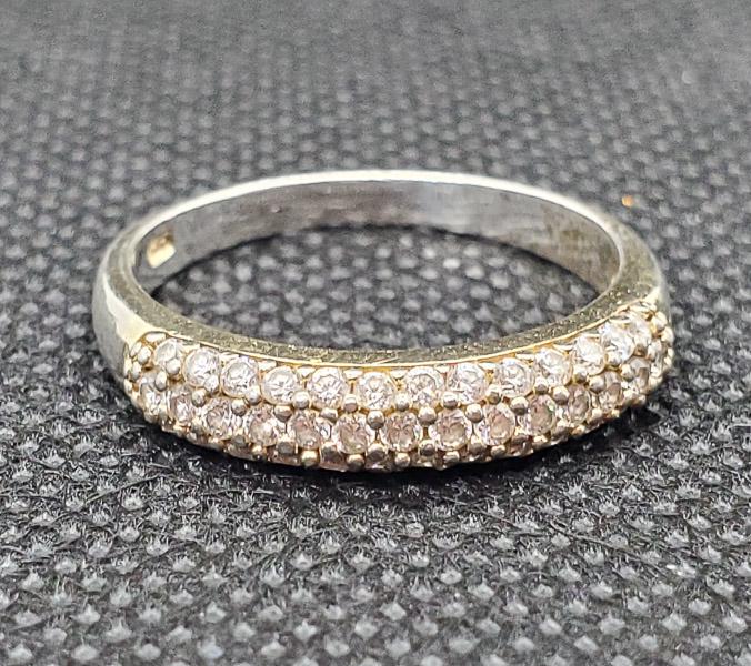 Simple Sterling Silver Ring sz 9 (1 of 3)