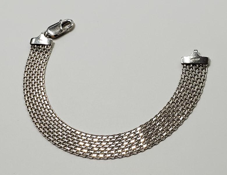 Italy Sterling Silver Bracelet (1 of 4)