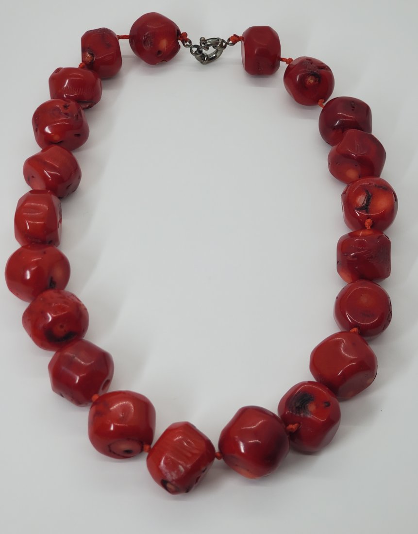Large 200 Gram Coral Necklace (1 of 5)