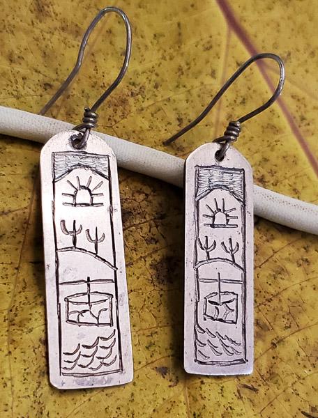 Artisan Crafted Sterling Silver Earrings (1 of 3)