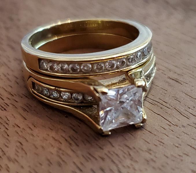 316 TK Stainless Steel Ring Set Sz 6.25 (1 of 7)