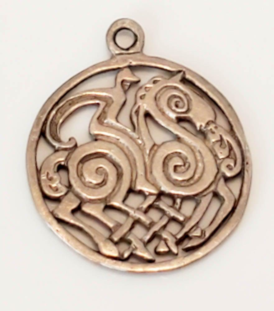 Sterling Silver Round Pendant/Charm: Measures: Has a 19.8mm Drop and is 16.5mm wide Weight in Grams: .91 Hallmarks and Stamps: Tested Silver Please note: All items are taken at stamped value and are not tested unless stated. As with many