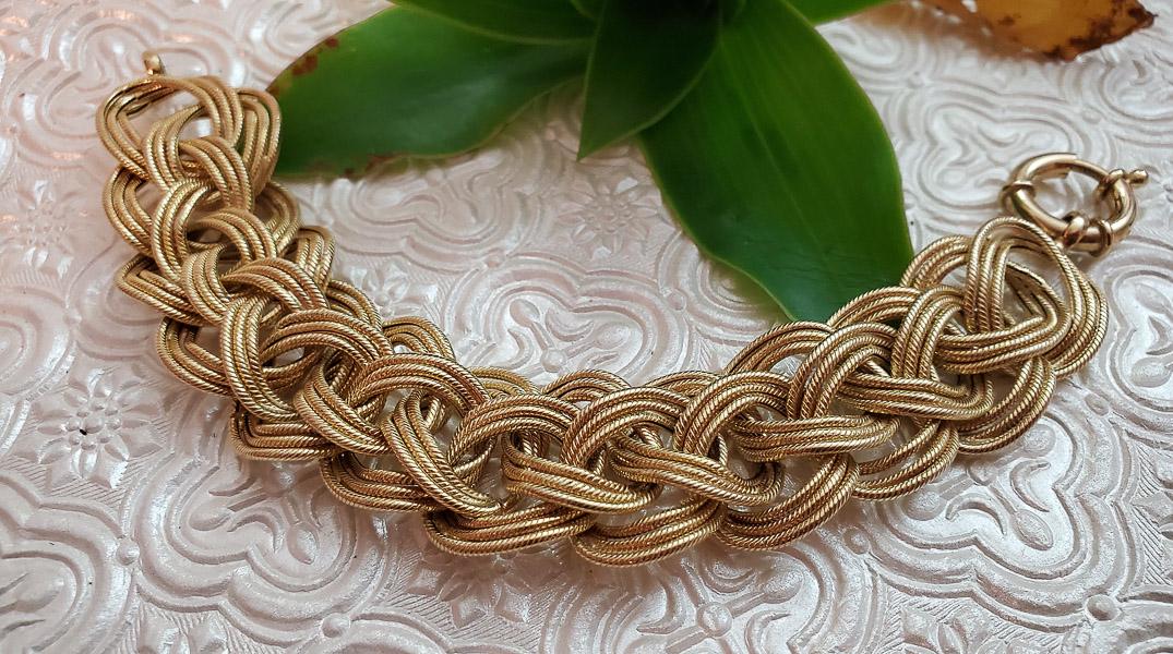 Turkey Gold over Sterling Chucky Bracelet (1 of 6)