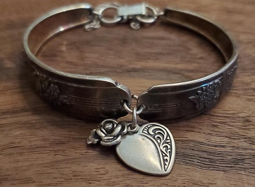 Oneida Sterling Silver and Plated Spoon Bracelet (1 of 8)