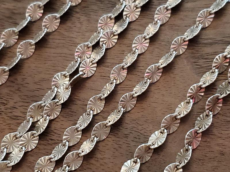 Diamond Cut Sterling Silver Link Chain (1 of 4)