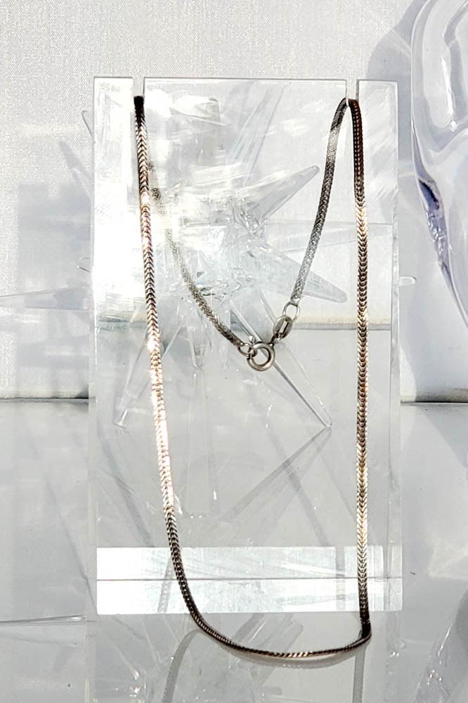 VIOR Italy Sterling Silver 2mm Foxtail Chain (1 of 6)