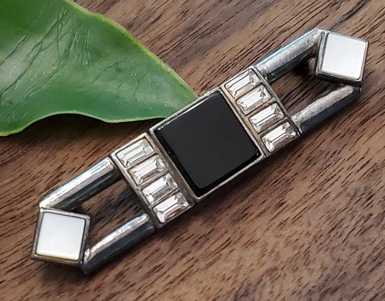 Art Deco E. Koller Austria Sterling Silver Brooch (1 of 5)