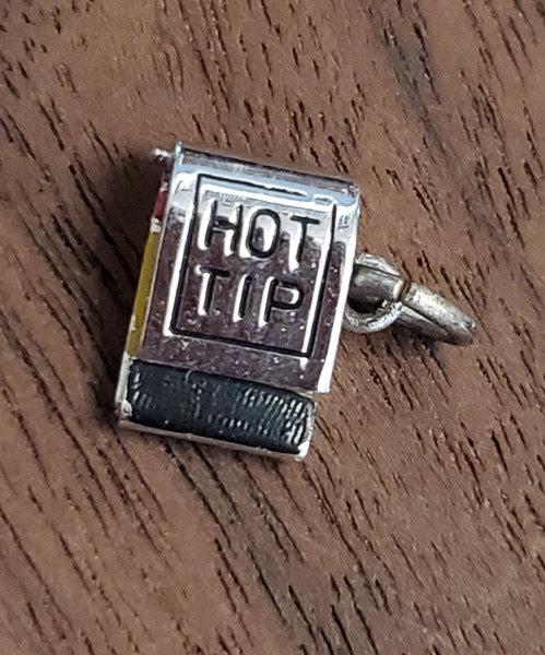 Hot Tip Sterling Silver Match Book Charm (1 of 4)