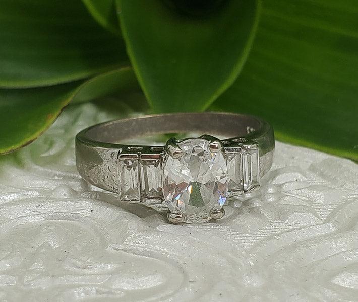 Sterling Silver Ring Sz 6.5 (1 of 5)