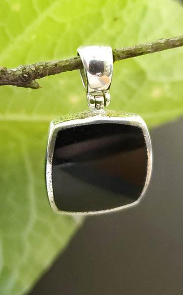 Sterling Silver Onyx Pendant (1 of 5)