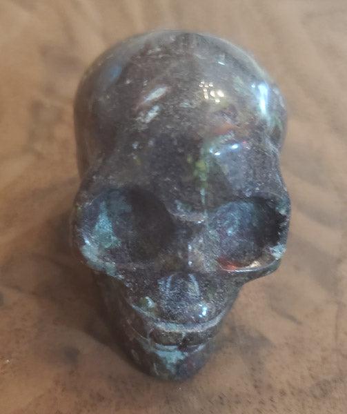 Carved Natural Stone Skull (1 of 4)