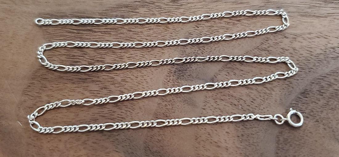 Sterling Silver Figaro Chain (1 of 3)