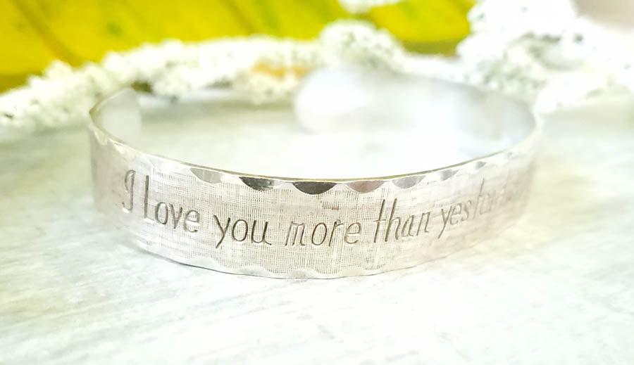 Heavy Sterling Silver Bracelet (1 of 3)