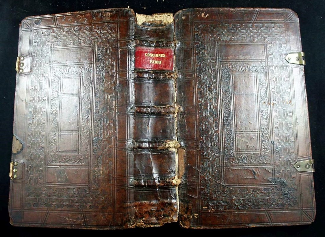 1663 Monastic Binding BIBLE Prayer Book, Catholic Monk: 1663 Monastic Binding BIBLE Prayer BOOK Monastic Binding BIBLE Prayer BOOK, Catholic RELIGION Monks FINE Folio Works, lecture addresses the funeral and nuptial. By Faber. (10) 1-870, index. COMPLE