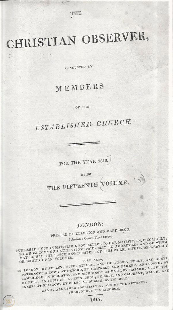 1817 SLAVERY AFRICA & CARIBBEAN, PERSIA, IRAN,  1st ed (1 of 2)
