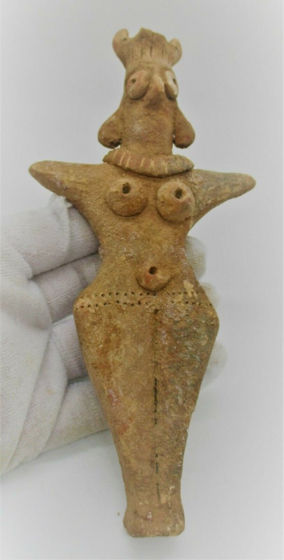 1180 to 700 BCE ANCIENT SYRO-HITTITE FERTILITY GODDESS (1 of 5)