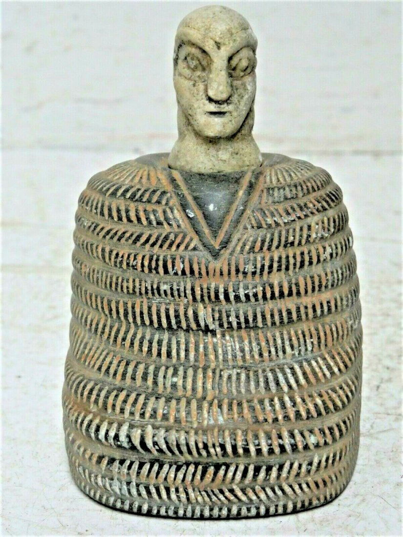 200BC-200AD BACTRIAN SEATED TEMPLE DEITY RARE (1 of 6)