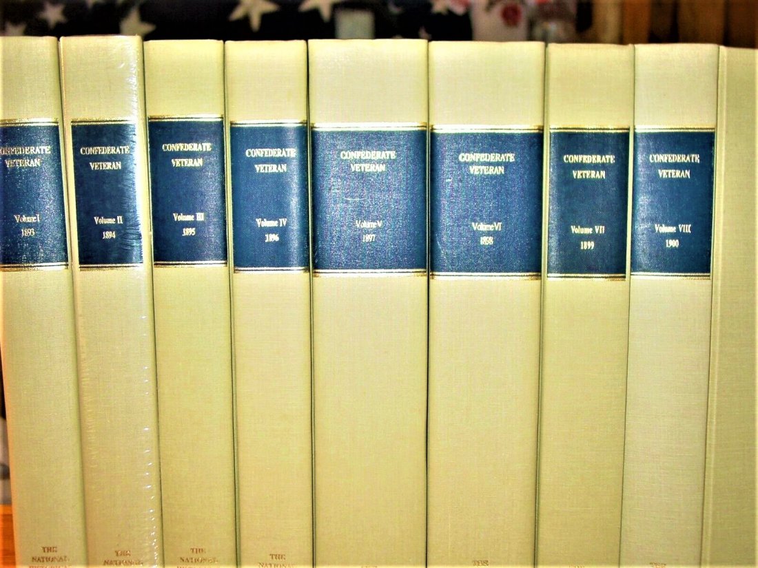 1893 CONFEDERATE VETERAN Magazine Hardcover Volumes 1-8 (1 of 12)