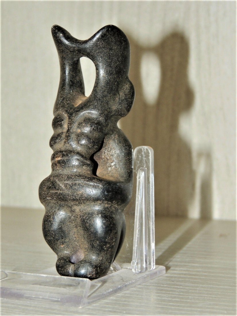 300+ BC Antique Mongolian Carved Stone figure statuette: 300+- BC Antique Mongolian Carved Stone figure statuette From the XiongnuÂ empire in Mongolia in the 3rd century BC Ancient Mongolian Carved Stone figure statuette, idol, god REALLY INTERESTING ANCI