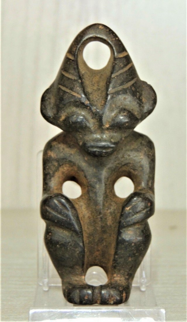 300+ BC Antique Mongolian Carved Stone figure statuette (1 of 9)