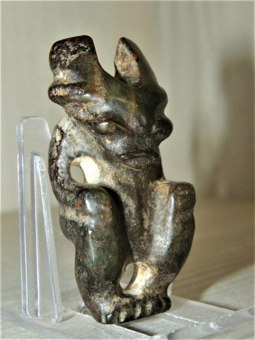 300+ BC Antique Mongolian Carved Stone figure statuette (1 of 10)