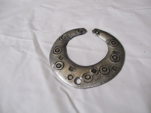 900 - 1100 AD VIKING NORSE SILVER LUNAR AMULET (1 of 3)