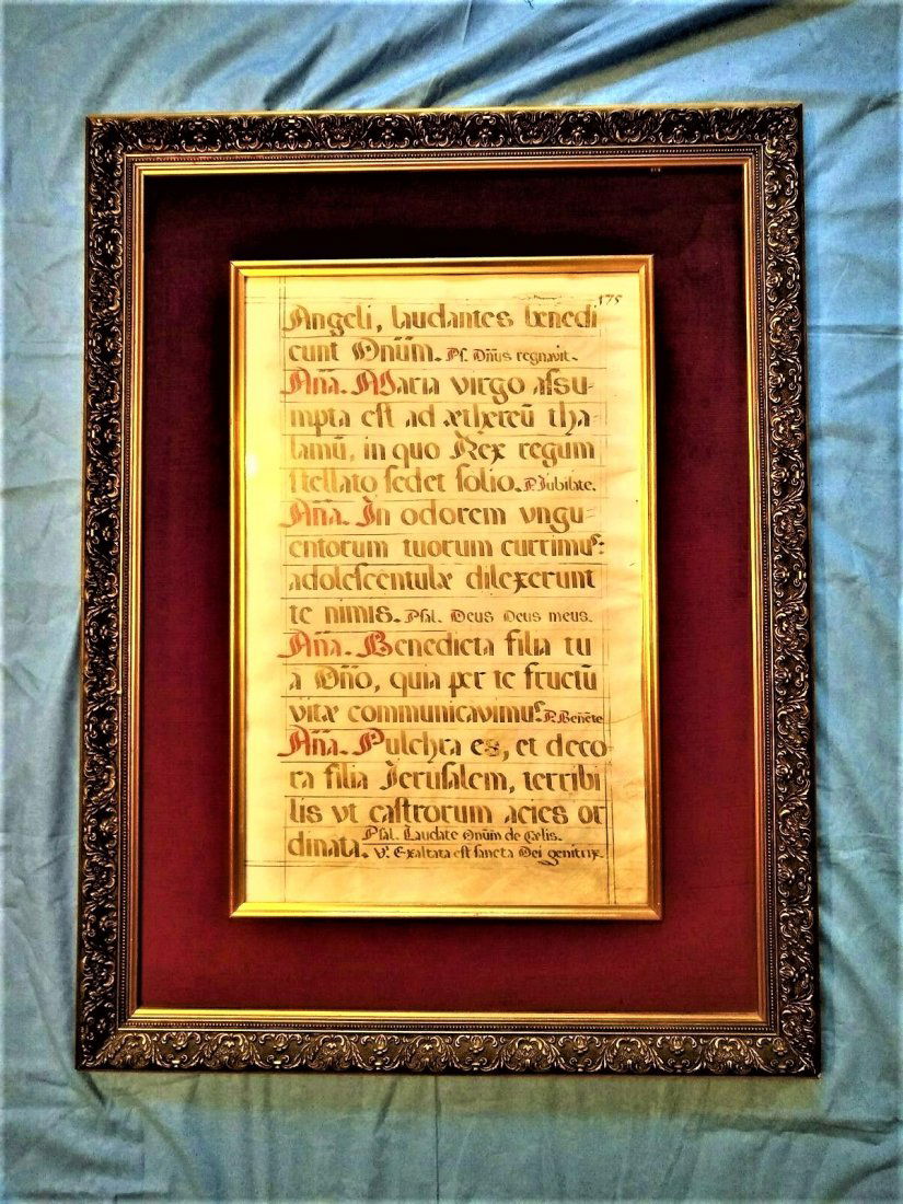 1400s The King of Kings Prayer for Mary, Sheep Skin (1 of 5)