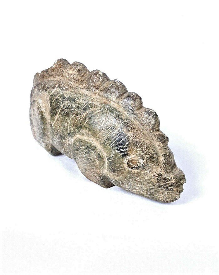 1000 BC Est, Inuit Hand carved Animal sculpture, Unique (1 of 3)