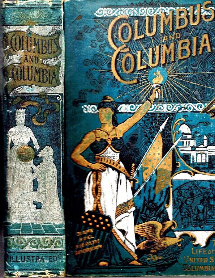 1892 COLUMBUS and COLUMBIA, ILLUSTRATED COLOR, 1st Ed (1 of 20)
