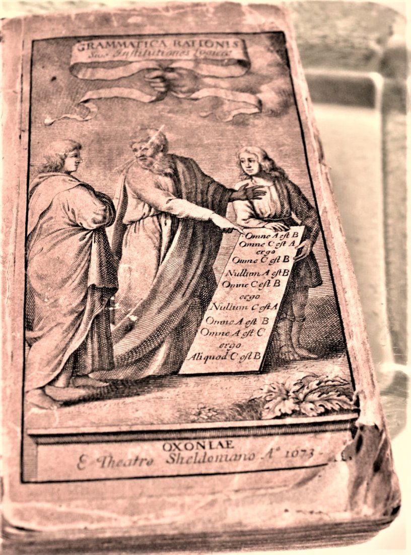 1673 GRAMMATICA RATIONIS, VERY RARE 1st Ed (1 of 6)