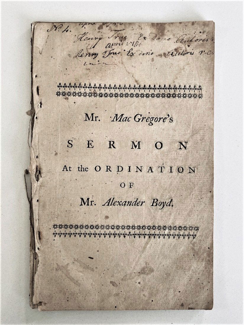 1754 MACGREGOR. American Revolutionary War Patriot (1 of 5)