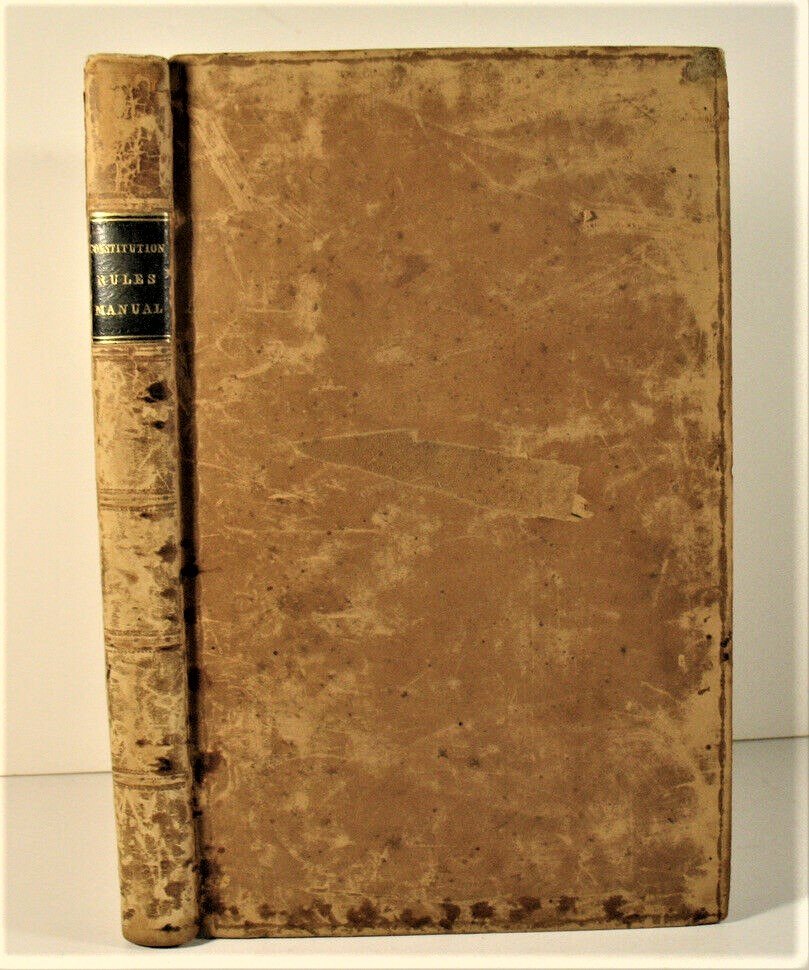 1837 Constitution of United States Jefferson's Manual (1 of 8)