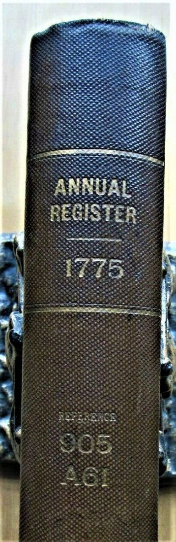 1775 American Revolution, G. Washington, Register 1st (1 of 8)