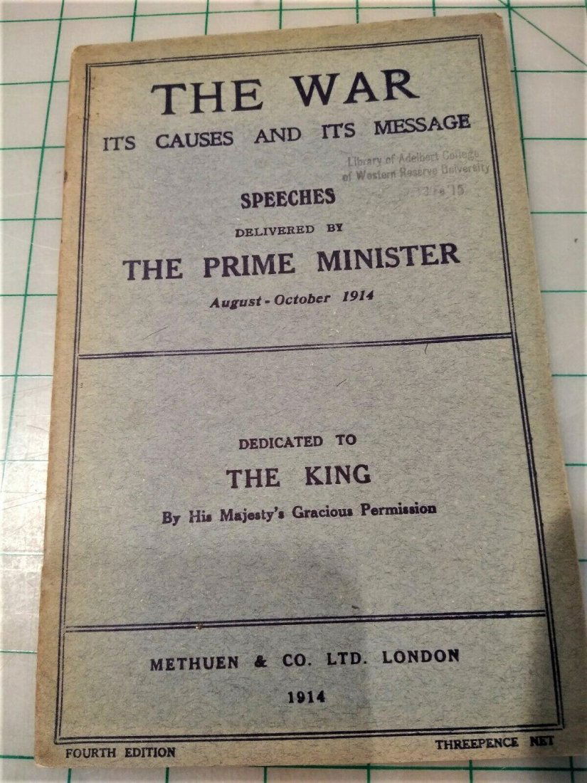1914, The War, Its Causes and Its Message, WW1 (1 of 8)