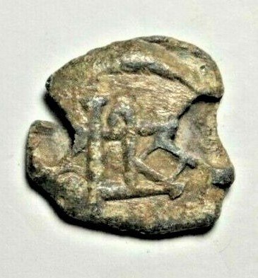 Ancient Byzantine Empire Lead Seal: Ancient Byzantine Empire Lead Seal