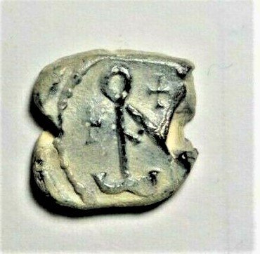 Ancient Byzantine Templar Currency Tax Bag Lead Seal: Ancient Byzantine Templar Currency Tax Bag Lead Seal Vatican Tax Transfer Seal