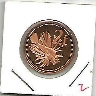 Papua New Guinea 2 Tala Proof 1975 UNC (1 of 2)