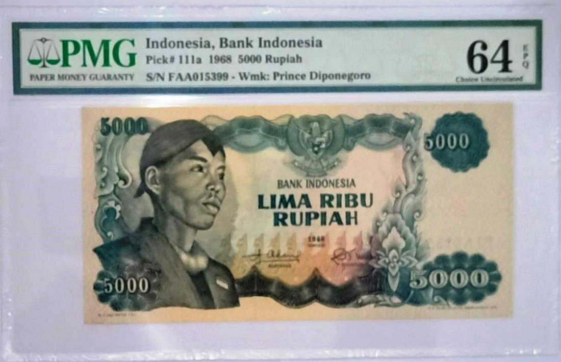 Indonesia 5000 Rupiah Choice UNC (1 of 2)