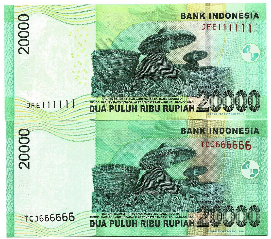 Indonesia 20000 Rupiah Solid UNC (1 of 1)
