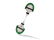 An Art Deco Jadeite, Onyx, Diamond and Platinum Jabot - 3