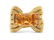A Retro Citrine and Gold Bracelet, circa 1940