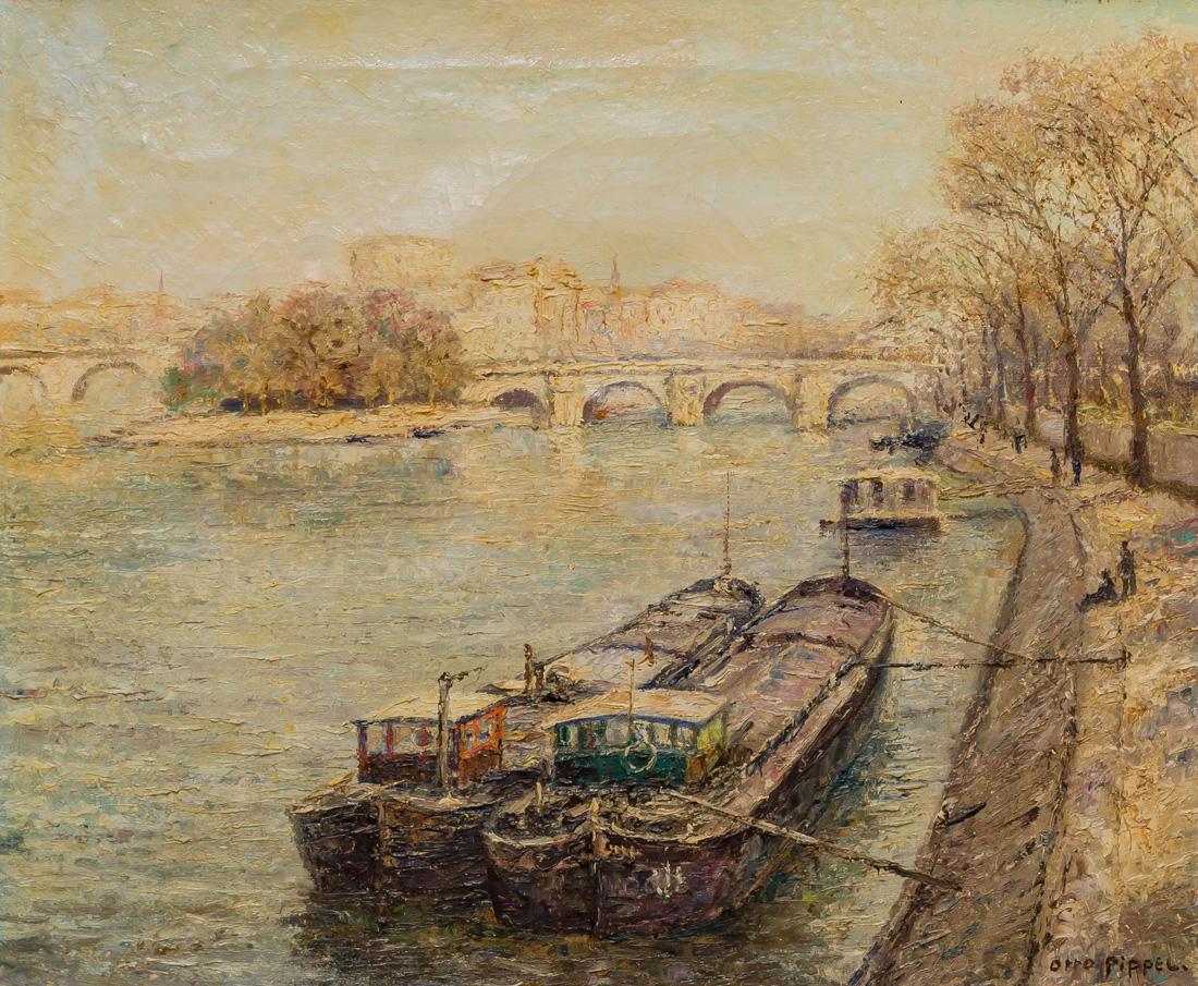 OTTO EDUARD PIPPEL, German (1878-1960), "Fruhling in (1 of 3)