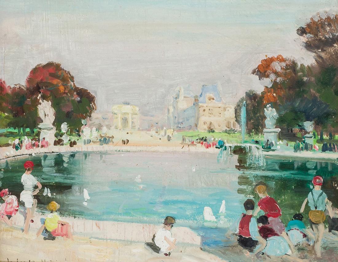JULES RENE HERVE, French (1887-1981), Le Jardin des (1 of 3)