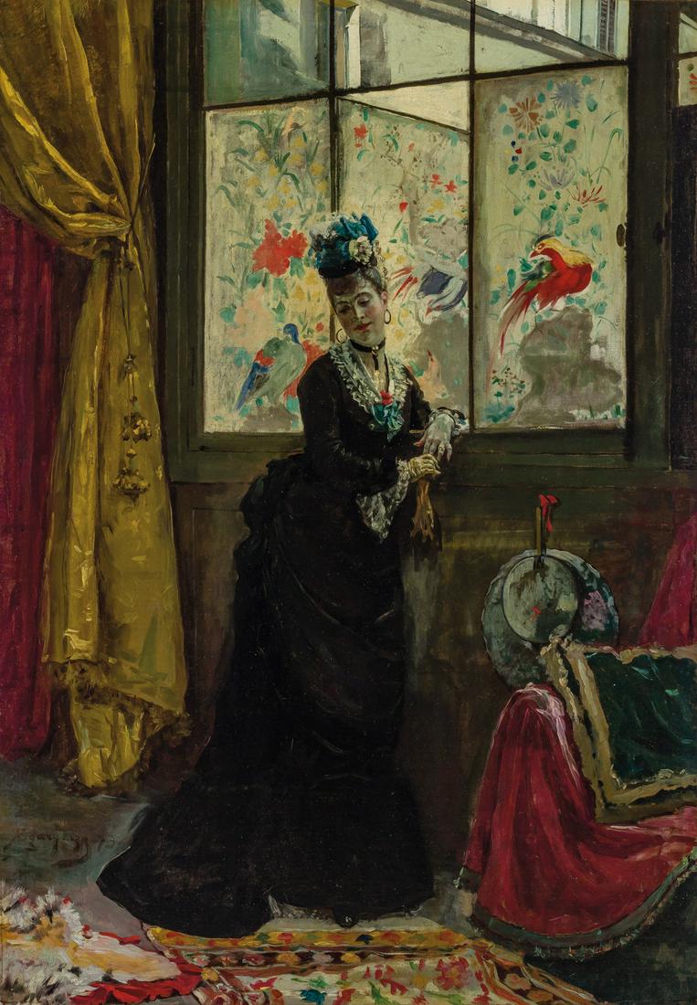 ROGELIO DE EGUSQUIZA, s Panish, oil on canvas (1 of 2)