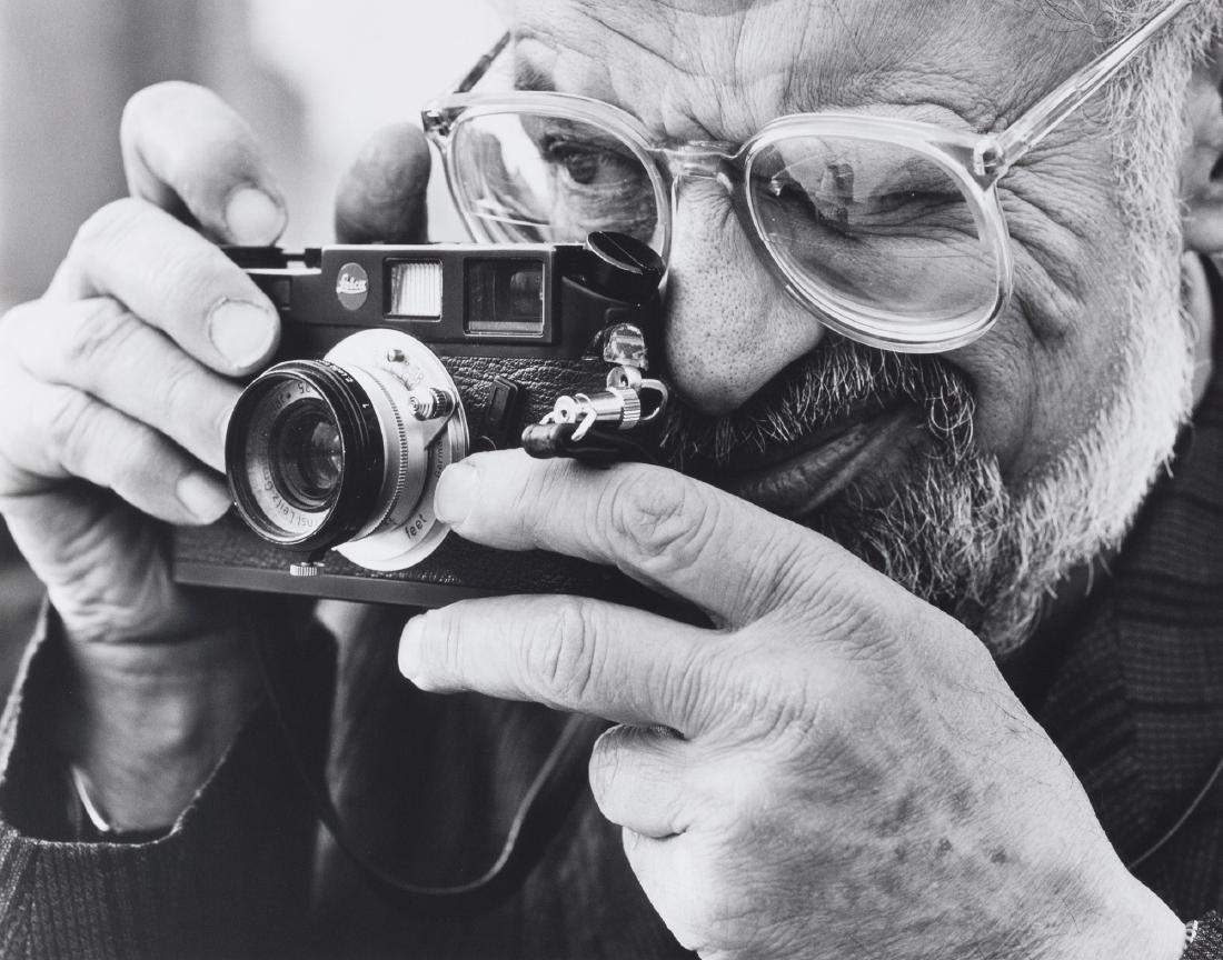 Bruce Weber (1946): Allen Ginsberg, NYC, 1992 Stampa alla gelatina sali d'argento. Firmata, intitolata e datata a penna nera al verso cm 26 x 33 1992 Notes:Gelatin silver print. Signed, titled and dated in black ink on t