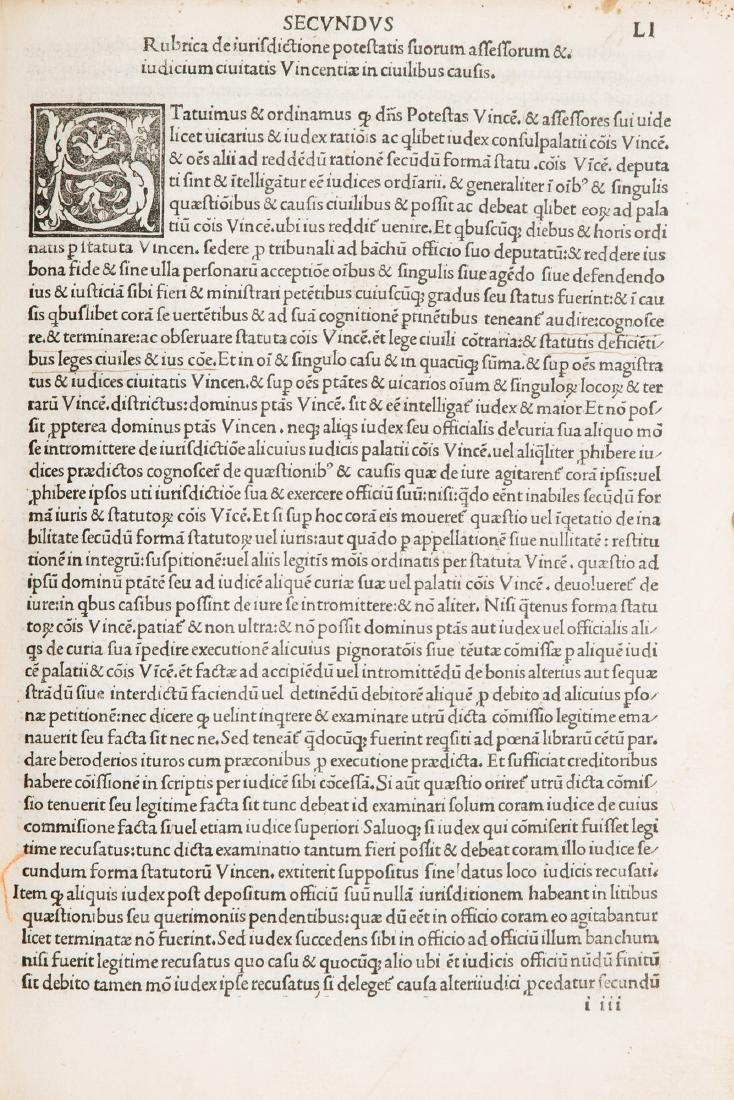 Vicenza - Statuti (1 of 1)