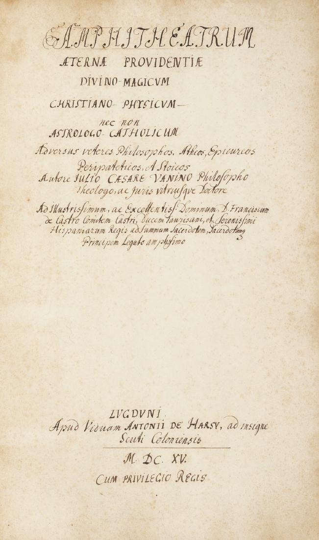 Esoterismo e Alchimia - Vanini, Giulio Cesare (1 of 1)