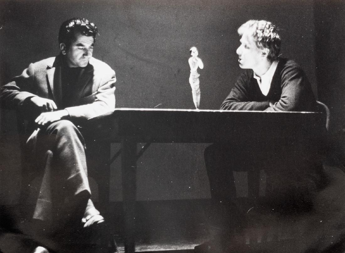 Poesia - Fotografia - Gelin, Daniel - Philippe, Jean: Daniel Gelin e Jean Loup Philippe alla Biennale di Parigi del 1963