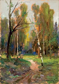 Anacleto Moiraghi (1880-1943) Sentiero nel bosco